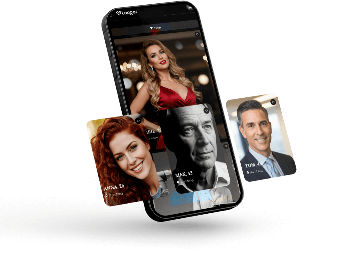 Einblick in die kostenlose Loogar Dating App – Erlebe Sugardating überall, egal wo Du gerade bist.